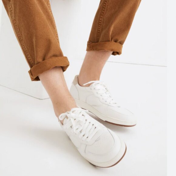 Madewell Shoes - Madewell Court Sneakers in Colorblock Leather and Suede Sneakers Size 7